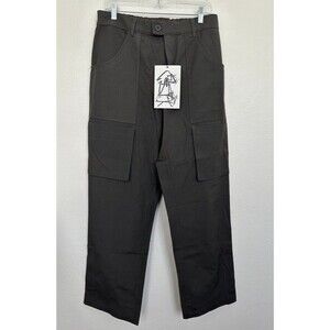 Klopman International Workwear Chino Pant Straight Leg Gray Pocket Men's 34 NEW